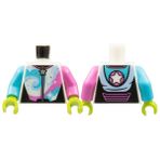 LEGO Minifigür Parçaları: Torso, Vücut, Gövde: 973PB4847C01