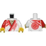 LEGO Minifigür Parçaları: Torso, Vücut, Gövde: 973PB5051C01 Ninjago Dogo Lologram