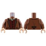 LEGO Minifigür Parçaları: Torso, Vücut, Gövde: 973PB5117C01 Frodo Baggins Lord Of The Rings