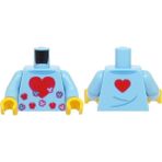 LEGO Minifigür Parçaları: Torso, Vücut, Gövde: 973PB6014C01