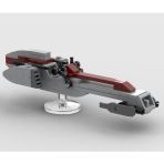 LEGO Minifigure Minifigür Custom Aksesuar Tasarım Moc Star Wars Clone Wars Beyaz Speeder