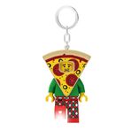 LEGO Minifigures Büyük 3 İnç Uzun Figürlü Anahtarlık Işık - Pizza Kostüm Guy (KE176H), LED ışıklı çanta cazibesi