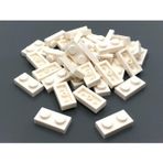 LEGO Moc Custom Aksesuar Creator Plate 1 X 2 Düz Tuğla Beyaz