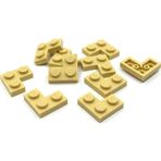 LEGO Moc Custom Aksesuar Creator Plate 2 X 2 Corner Düz Köşe Tuğla Taba