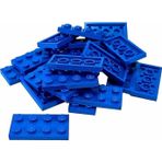 LEGO Moc Custom Aksesuar Creator Plate 2 X 4 Düz Tuğla Mavi