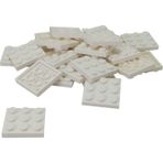 LEGO Moc Custom Aksesuar Creator Plate 3 X 3 Kare Düz Tuğla Beyaz