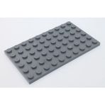 LEGO Moc Custom Aksesuar Creator Plate 6 X 10 Düz Tuğla Koyu Gri