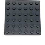 LEGO Moc Custom Aksesuar Creator Plate 6 X 6 Düz Tuğla Siyah