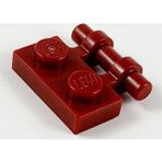 LEGO MOC Custom Aksesuar Plate Modified 1 x 2 Kenarı Bar Bordo Tuğla