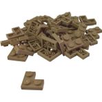 LEGO Moc Custom Creator Plate 2 X 2 Corner Düz Köşe Tuğla Koyu Taba