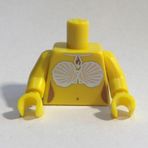 LEGO Moc Custom Minifigür Minifigure Gövde Torso Sarı Midye Kolyeli Mermaid Deniz Kızı
