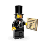 Lego Movie Seri 1 71004 Abraham Lincoln Figür Lego