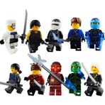 Lego Ninjago 10 lu Set Ninja Spinjitzu Sensei Figür Lego