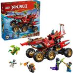 LEGO Nınjago Kara Gemisi 71869 - 9 Yaş ve Üzeri Çocuklar Için 3 Araç ve 6 Minifigür Içeren Yaratıcı Oyuncak Yapım Seti (1214 Parça)