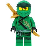 LEGO Ninjago Lloyd Minifigure (Legacy, 2021) omuz zırhı ve kılıçları ile