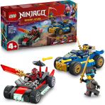 Lego Ninjago Rogue Ile Drix Yarış Arabası Düellosu, 111 Parça, Ninja Savaşçıları, Eğitici Yapım Seti