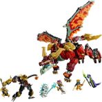 LEGO® NINJAGO® Wyldfyre'ın Dönüşen Ejderha Robotu 71868 - 9 Yaş Üzeri Çocuklar için Ejderha Figürü Oyuncak Yapım Seti (821 Parça)