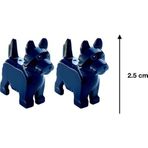 LEGO Orijinal Figürler - Siyah Köpek (Black Terrier) (2 Adet)