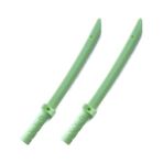 LEGO Orijinal Parçalar - 2’ Li Açık Yeşil Katana