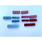 LEGO Orijinal Parçalar - Karma 1 x 2 1 x 6 Brick Karma (11 Adet)