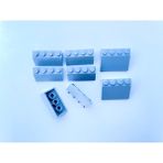 LEGO Orijinal Parçalar - Karma Light Bluish Gray Slope 33 3 x 4 Slope 45 2 x 4