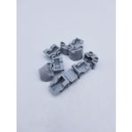 LEGO Orjinal Aksesuar Custom Cylinder Half 1 X 2 X 1 Tuğla Açık Gri Silindir
