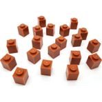 LEGO Orjinal Aksesuar Custom Moc Creator Brick 1 X 1 Koyu Turuncu Tuğla