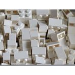 LEGO Orjinal Aksesuar Custom Moc Creator Brick 1 X 2 Beyaz Tuğla