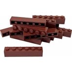 LEGO Orjinal Aksesuar Custom Moc Creator Brick 1 X 6 Tuğla Kahverengi