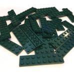 LEGO Orjinal Aksesuar Custom Moc Creator Plate 2 X 8 Tuğla Koyu Yeşil