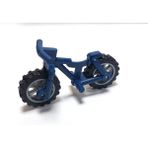 LEGO Orjinal Aksesuar Custom Moc Minifigür Minifigure Bicycle Lacivert Dağ Bisiklet Gümüş Jant