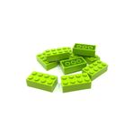 LEGO Orjinal Aksesuar Moc Custom Creator Brick 2 X 4 Tuğla Fıstık Yeşili