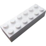 LEGO Orjinal Aksesuar Moc Custom Creator Brick 2 X 6 Tuğla Beyaz