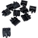 LEGO Orjinal Aksesuar Moc Custom Plate Modified 1 X 2 Kaya Pençe Siyah Düz Tuğla