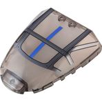LEGO Orjinal Aksesuar Moc Custom Windscreen 6 X 7 X 1 Star Wars Uzay Aracı Şeffaf Siyah Cam Parçası
