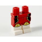 LEGO Orjinal Aksesuar Moc Minifigür Minifigure Legs Bacak Kırmızı Savaşçı Bot