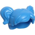LEGO Orjinal Aksesuar Moc Minifigür Minifigure Tavşan Kulak Dark Azure Çocuk Saç