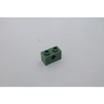 LEGO Orjinal Aksesuar Moc Technic Brick 1 X 2 Axle Delikli Tuğla Kum Yeşili