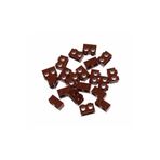LEGO Orjinal Aksesuar Moc Technic Brick 1 X 2 Pin Çift Delikli Kahverengi Tuğla 6 Adet Gönderilecek