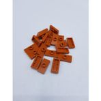 LEGO Orjinal Aksesuar Plate Modified 1 X 2 Jumper Koyu Turuncu Düz Fayans Tuğla