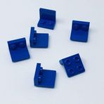 LEGO Orjinal Creator Aksesuar Ters Bağlantı Parçası Bracket 1 X 2 - 2 X 2 Mavi