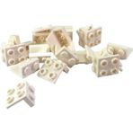 LEGO Orjinal Creator Moc Aksesuar Bağlantı Parçası Bracket 1 X 2 - 2 X 2 Beyaz