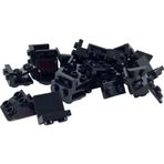 LEGO Orjinal Creator Moc Aksesuar Bağlantı Parçası Bracket 1 X 2 - 2 X 2 Siyah