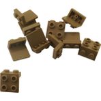 LEGO Orjinal Creator Moc Bağlantı Parçası Bracket 1 X 2 - 2 X 2 Koyu Taba