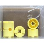 LEGO Orjinal Custom Aksesuar Creator Brick Round 2 X 2 Yuvarlak Tuğla Açık Sarı