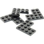 LEGO Orjinal Custom Aksesuar Creator Plate Corner 4 X 4 Düz Köşe Tuğla Koyu Gri
