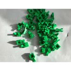 LEGO Orjinal Custom Aksesuar Plate Modified 1 X 1 Yeşil Yatay Clipli Düz Tuğla