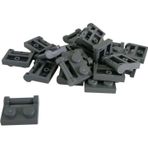 LEGO Orjinal Custom Aksesuar Plate Modified 1 X 2 Yatay Bar Koyu Gri Düz Tuğla