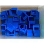 LEGO Orjinal Custom Moc Aksesuar Creator Corner Panel 1 X 1 X 1 Köşe Tuğla Mavi