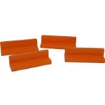 LEGO Orjinal Custom Moc Aksesuar Creator Panel 1 X 4 X 1 Tuğla Turuncu